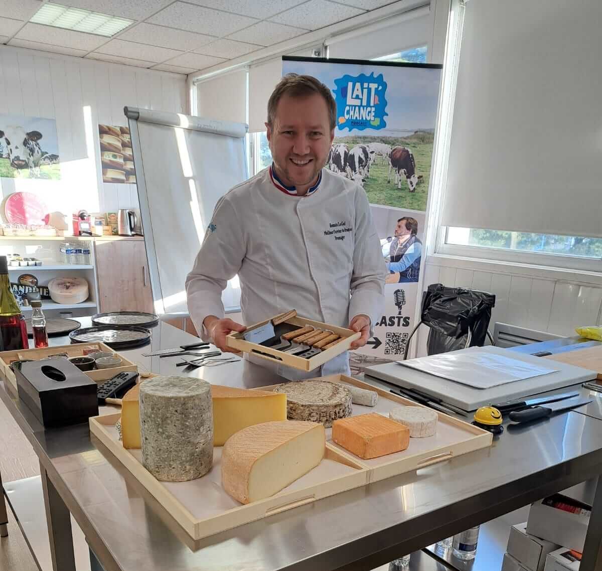 CAP crémier-fromager Laiterie Gilbert MOF Romain Le Gal